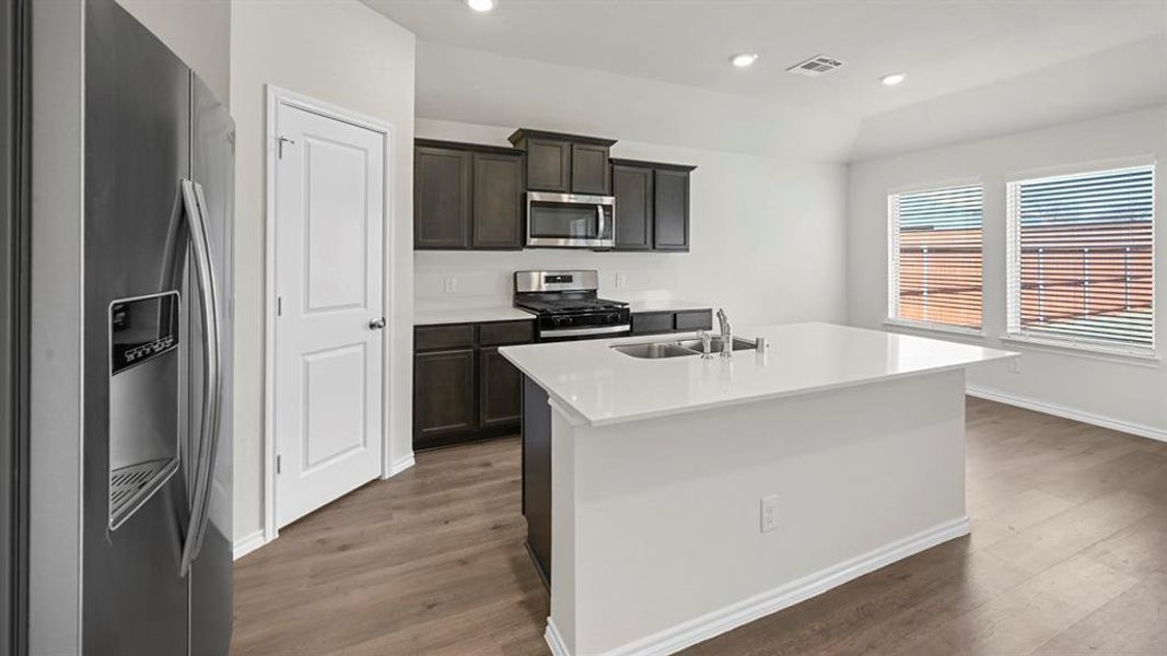 Furnished interior view inside a new home in Forestbrook Estates, Paris (Image 8).