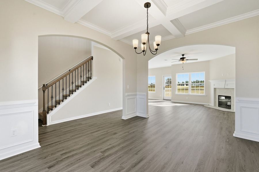 Representative unfurnished interior of a home built from the The Chatman by RTS Homes in The Gardens at 15 West, Hinesville (Image 22).
