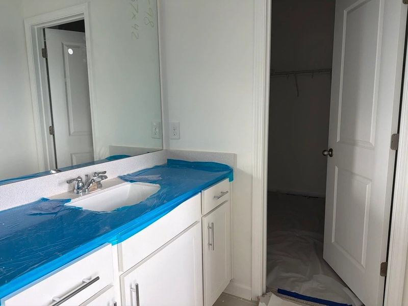 In-progress construction of a new home in Rowland's Grant, Fuquay Varina, NC (Image 20).