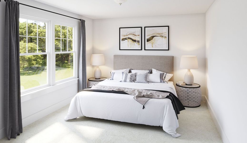 Representative furnished interior of a home built from the Brookstone by Mattamy Homes in Cardinal Landing, Coats (Image 5).