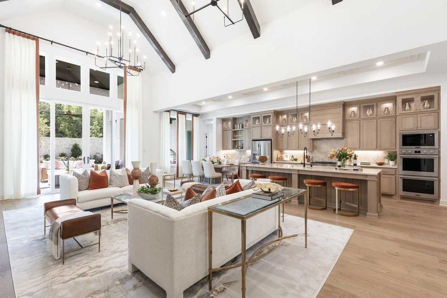 Representative Family Room - some options shown Representative Family Room - some options shown