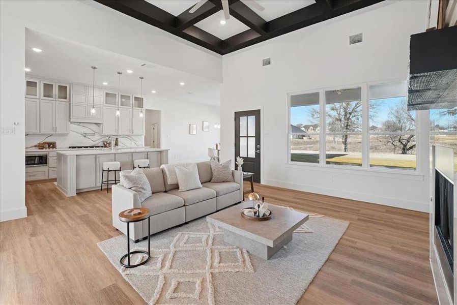 Furnished interior view inside a new home in , Azle (Image 9).