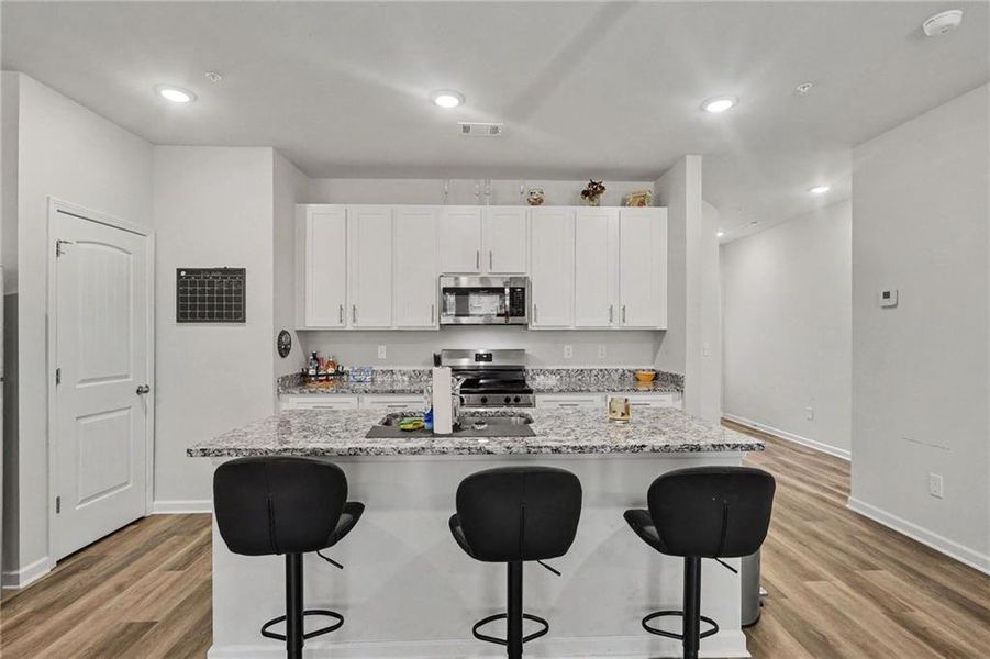Furnished interior view inside a new home in , Atlanta (Image 12).