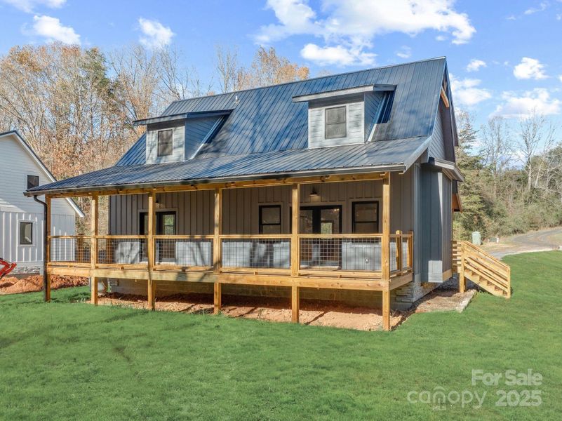 Front exterior of a new home in , Cullowhee, NC, highlighting curb appeal (Image 21).