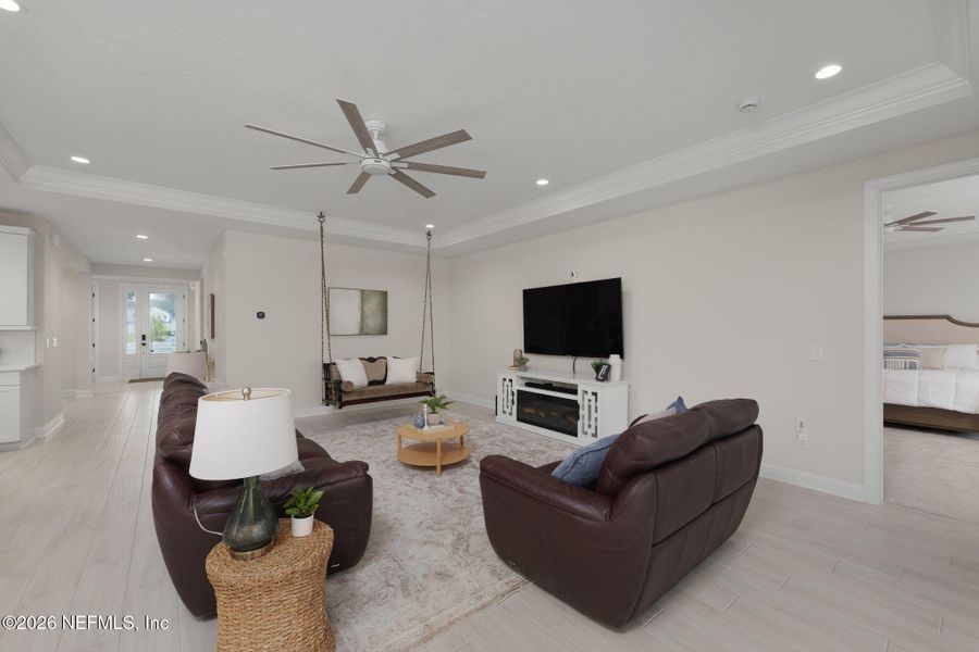 Furnished interior view inside a new home in , St. Augustine (Image 14).