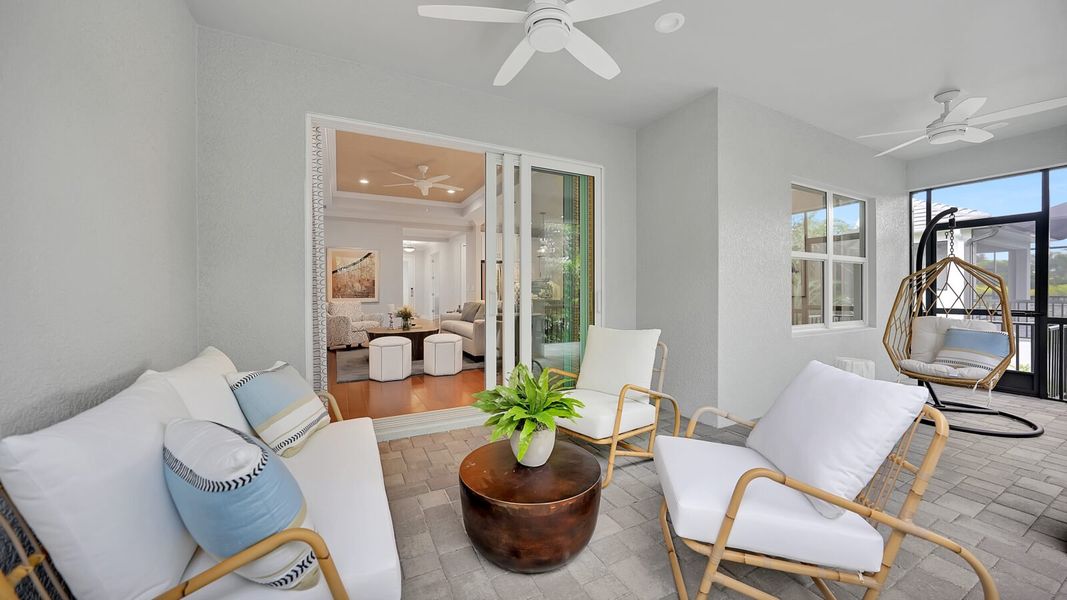 Furnished interior view inside a new home in Tide Marsh, Fort Myers (Image 23).