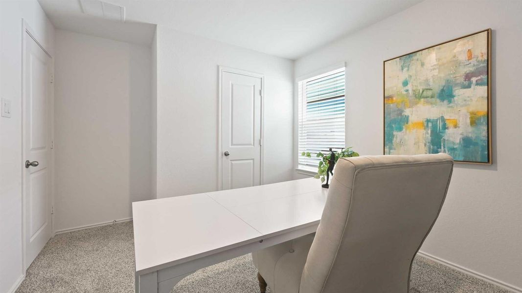 Furnished interior view inside a new home in Tamarron, Fulshear (Image 9).