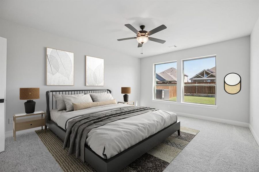 Furnished interior view inside a new home in Creekshaw – Classic, Royse City (Image 7). Furnished interior view inside a new home in Creekshaw – Classic, Royse City (Image 7).