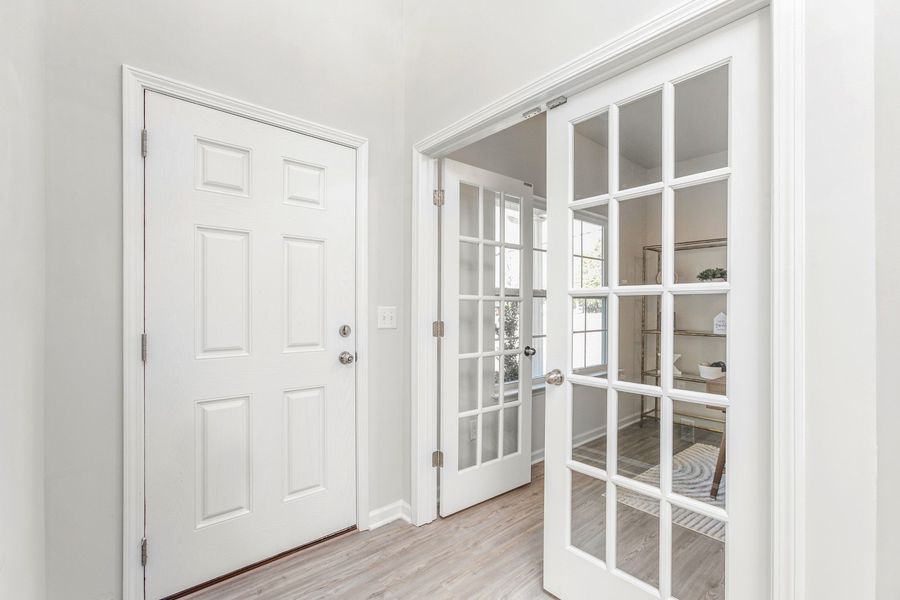 Representative unfurnished interior of a home built from the Dayton by Keystone Homes NC in The Wilcox, Greensboro (Image 23).
