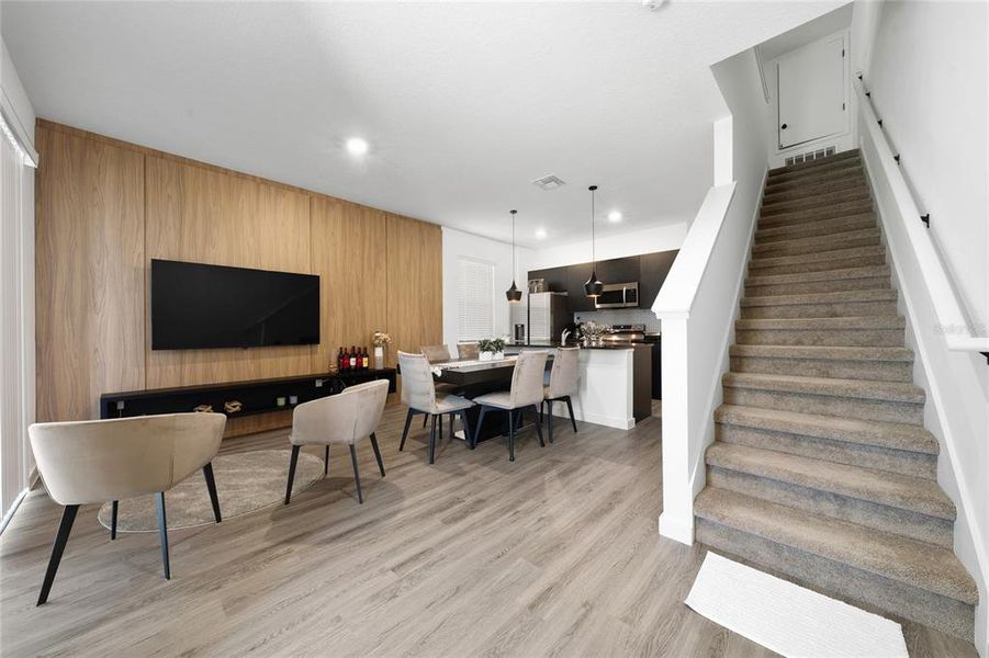 Furnished interior view inside a new home in , Kissimmee (Image 2). Furnished interior view inside a new home in , Kissimmee (Image 2).