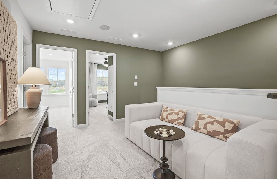 Representative furnished interior of a home built from the Landis by Pulte Homes in Mallard Park, Charlotte (Image 21).