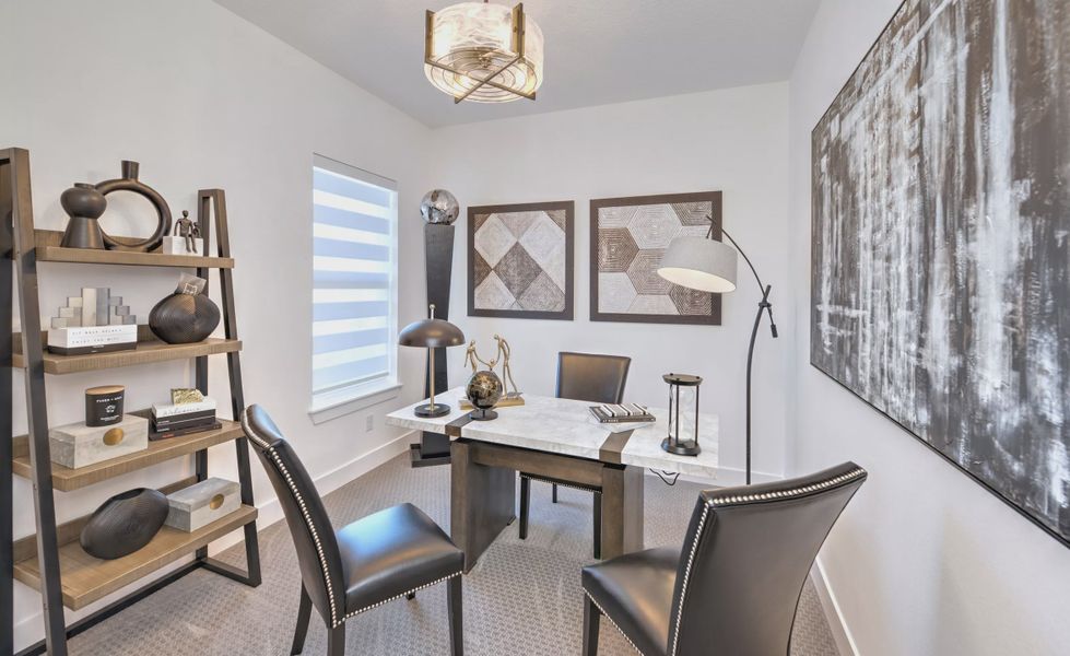 Furnished interior view inside a new home in Woodhaven, Port Orange (Image 29).
