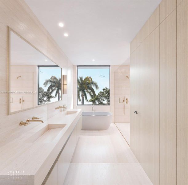 Furnished interior view inside a new home in , Miami (Image 6). Furnished interior view inside a new home in , Miami (Image 6).