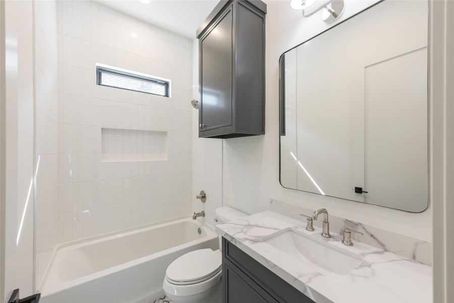 Furnished interior view inside a new home in , Houston (Image 30).