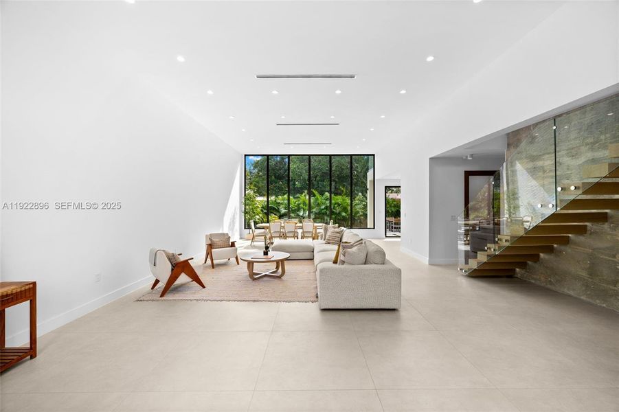 Furnished interior view inside a new home in , Miami (Image 12).