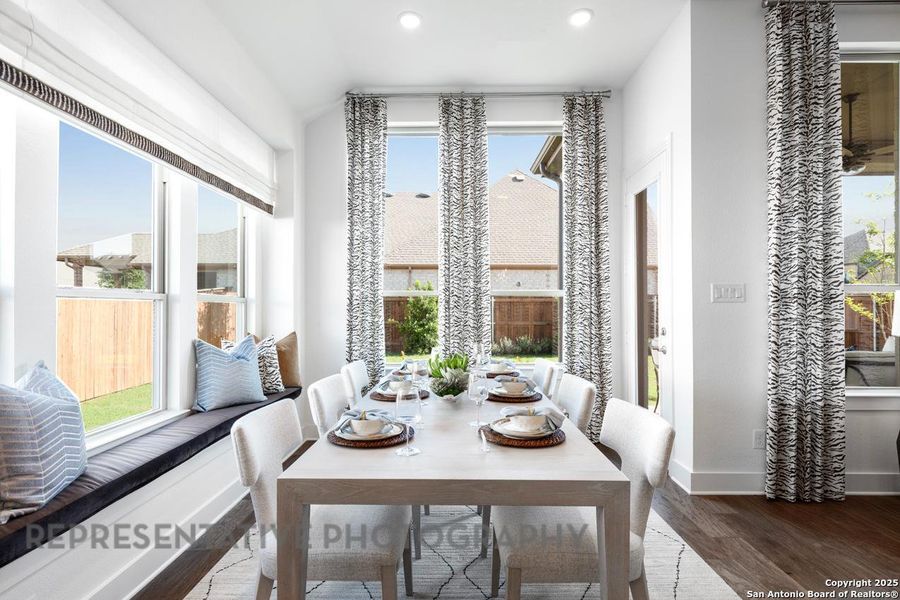 Furnished interior view inside a new home in Alsatian Oaks: 50ft. lots, Castroville (Image 16).