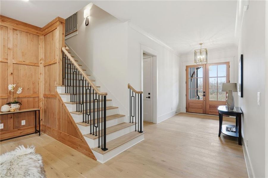Furnished interior view inside a new home in , Cumming (Image 33).