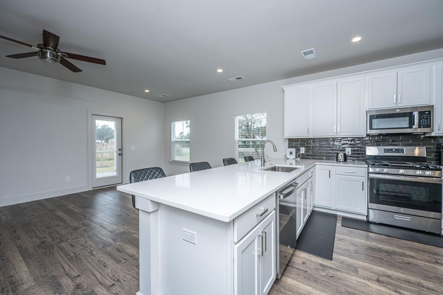 Furnished interior view inside a new home in , North Charleston (Image 6). Furnished interior view inside a new home in , North Charleston (Image 6).