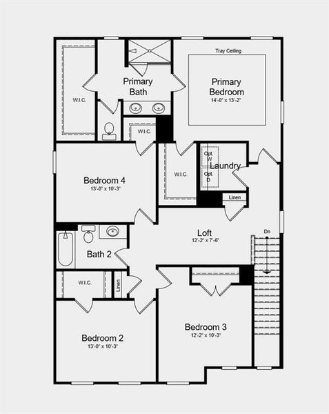 2D floor plan layout of this home in Falls Creek, Flowery Branch, GA (Image 3). 2D floor plan layout of this home in Falls Creek, Flowery Branch, GA (Image 3).