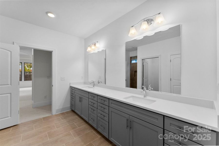 Furnished interior view inside a new home in The Courtyards on New Hope, Gastonia (Image 12).