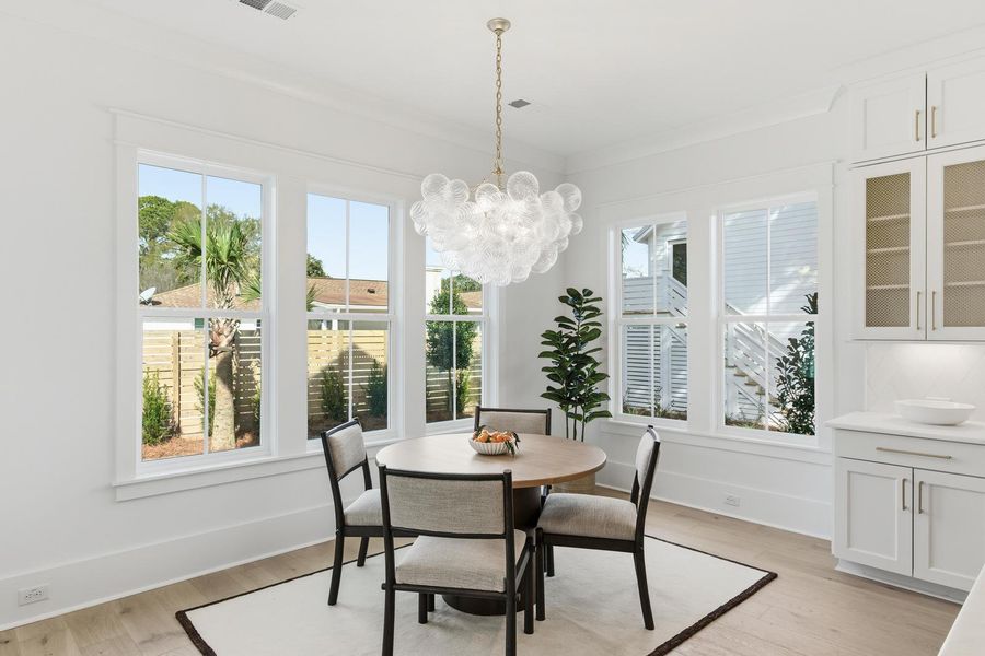 Furnished interior view inside a new home in , Mount Pleasant (Image 11).
