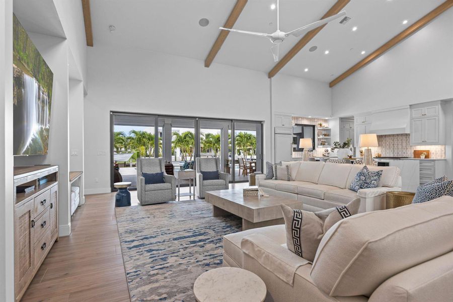 Furnished interior view inside a new home in , Riviera Beach (Image 55).