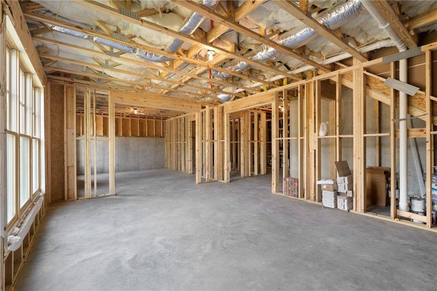 In-progress construction of a new home in Malone's Pond, Ball Ground, GA (Image 22).