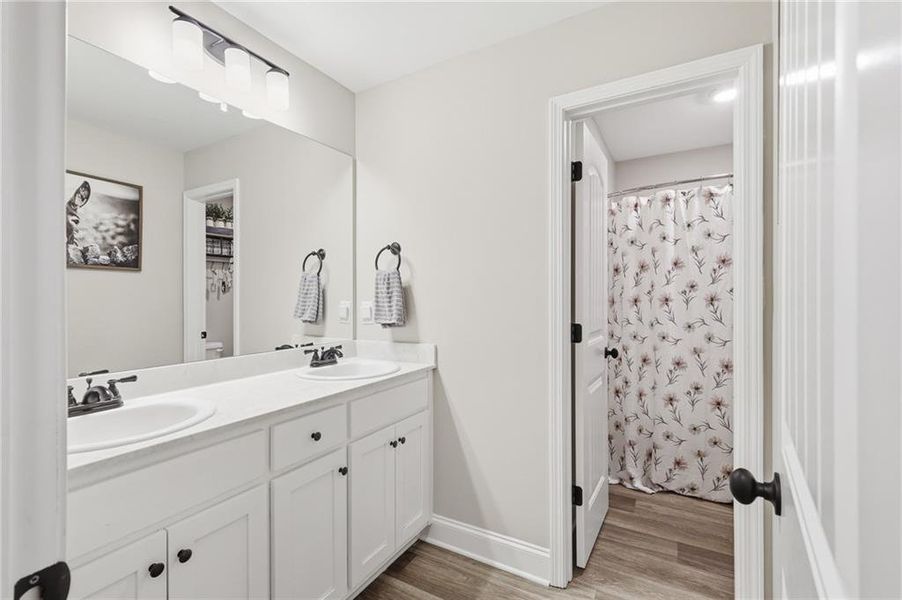 Furnished interior view inside a new home in , Winder (Image 28). Furnished interior view inside a new home in , Winder (Image 28).