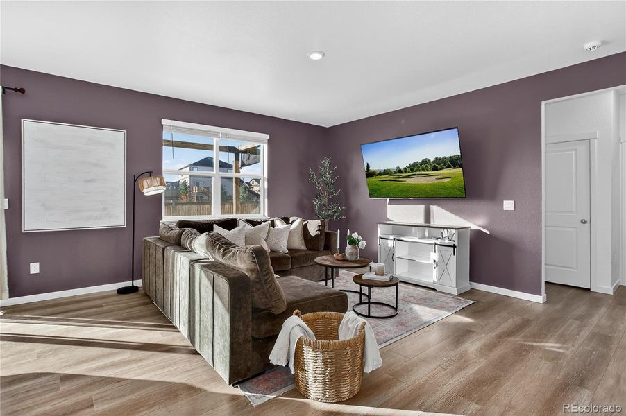Furnished interior view inside a new home in , Thornton (Image 19).