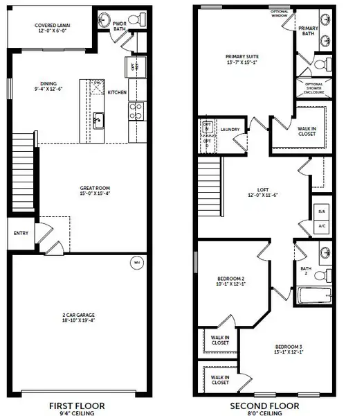 2D floor plan layout of this home in Delaney Reserve, Deland, FL (Image 5).