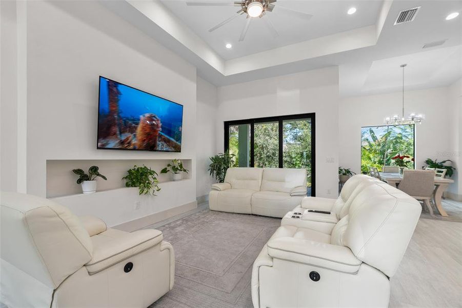 Furnished interior view inside a new home in , Venice (Image 13). Furnished interior view inside a new home in , Venice (Image 13).