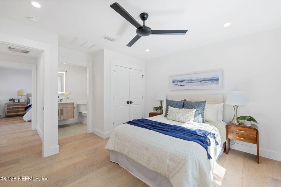 Furnished interior view inside a new home in , Jacksonville Beach (Image 18). Furnished interior view inside a new home in , Jacksonville Beach (Image 18).