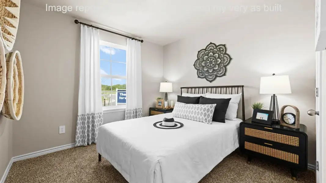 Furnished interior view inside a new home in Heritage Crossing, Corpus Christi (Image 3).
