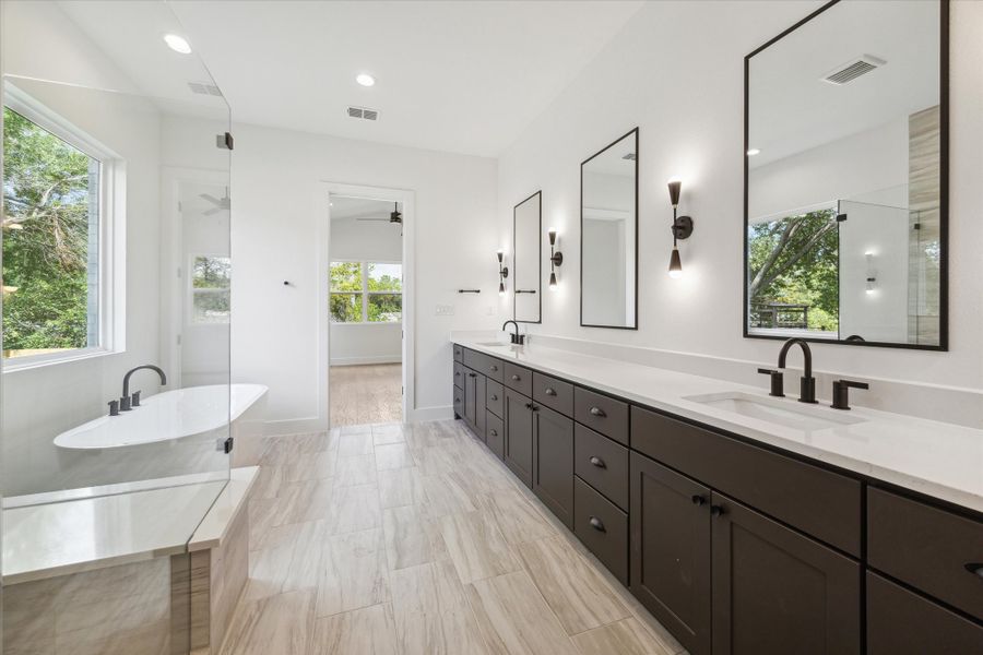 Furnished interior view inside a new home in , Bellaire (Image 13).