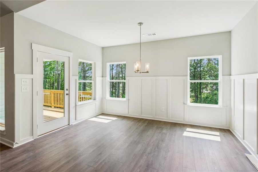 Spacious, unfurnished interior of a new home in Traditions of Braselton, Jefferson (Image 28).