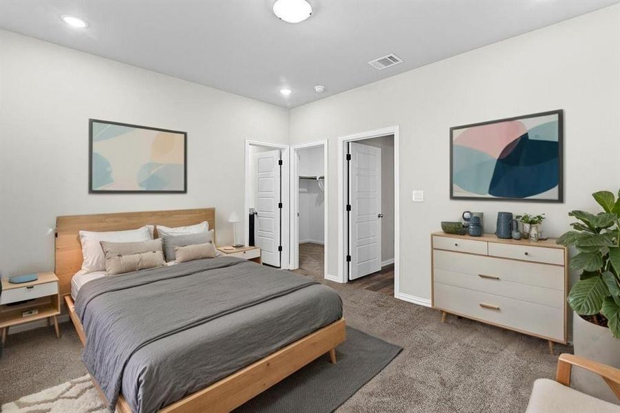 Furnished interior view inside a new home in , Fort Worth (Image 10).