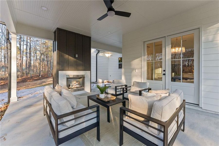 Exterior details and patio area of a home in , Cumming (Image 37). Exterior details and patio area of a home in , Cumming (Image 37).