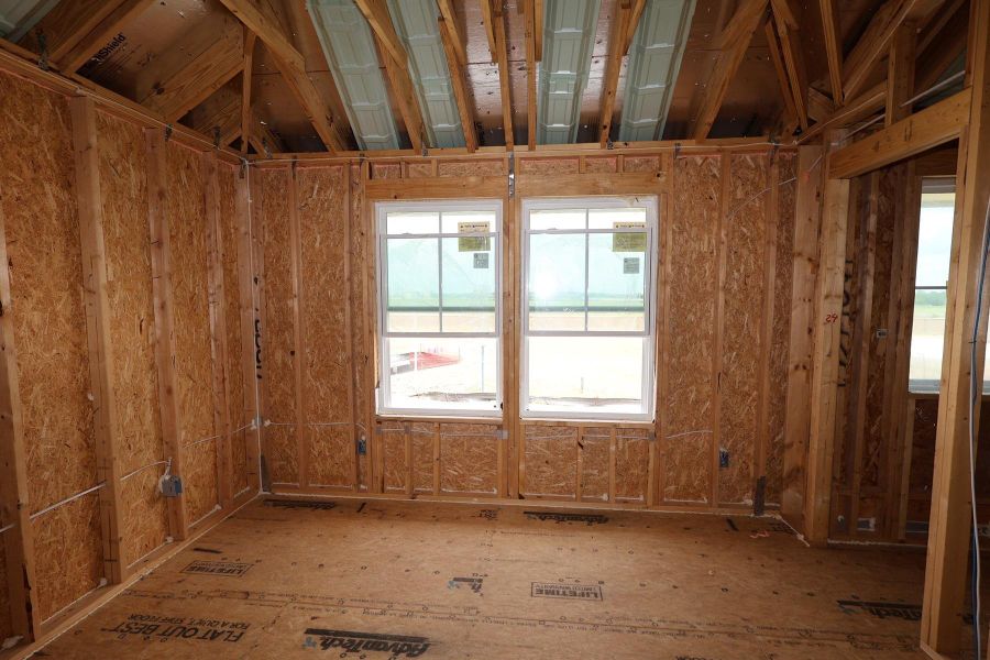 In-progress construction of a new home in Dunham Pointe, Cypress, TX (Image 30).