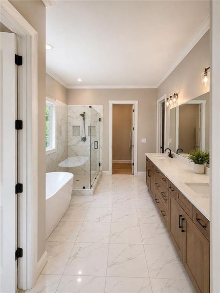 Furnished interior view inside a new home in , Canton (Image 9).