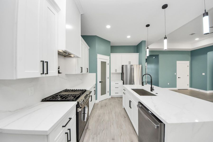 Furnished interior view inside a new home in , Pasadena (Image 7).