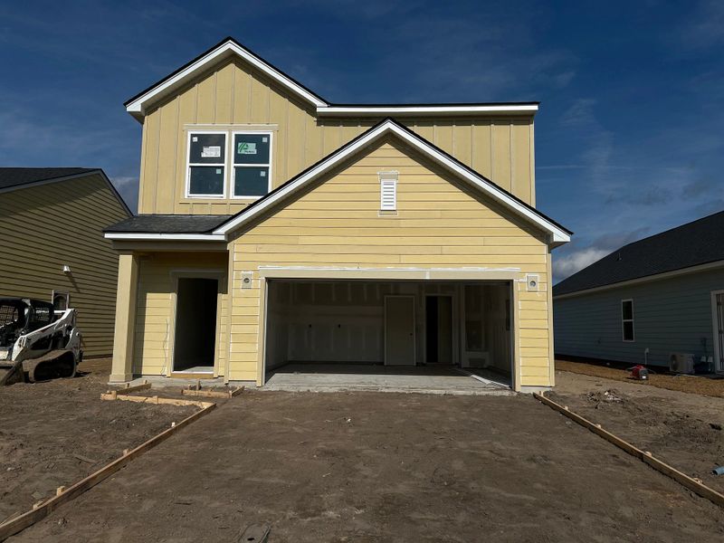 In-progress construction of a new home in Tea Farm: Lake Series, Ravenel, SC (Image 3).