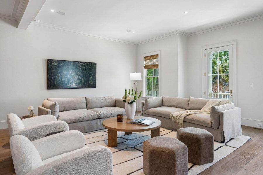 Furnished interior view inside a new home in , Charleston (Image 42).