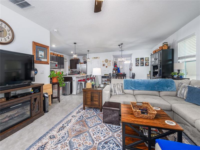 Furnished interior view inside a new home in Westgate at Avalon Park, Wesley Chapel (Image 7). Furnished interior view inside a new home in Westgate at Avalon Park, Wesley Chapel (Image 7).