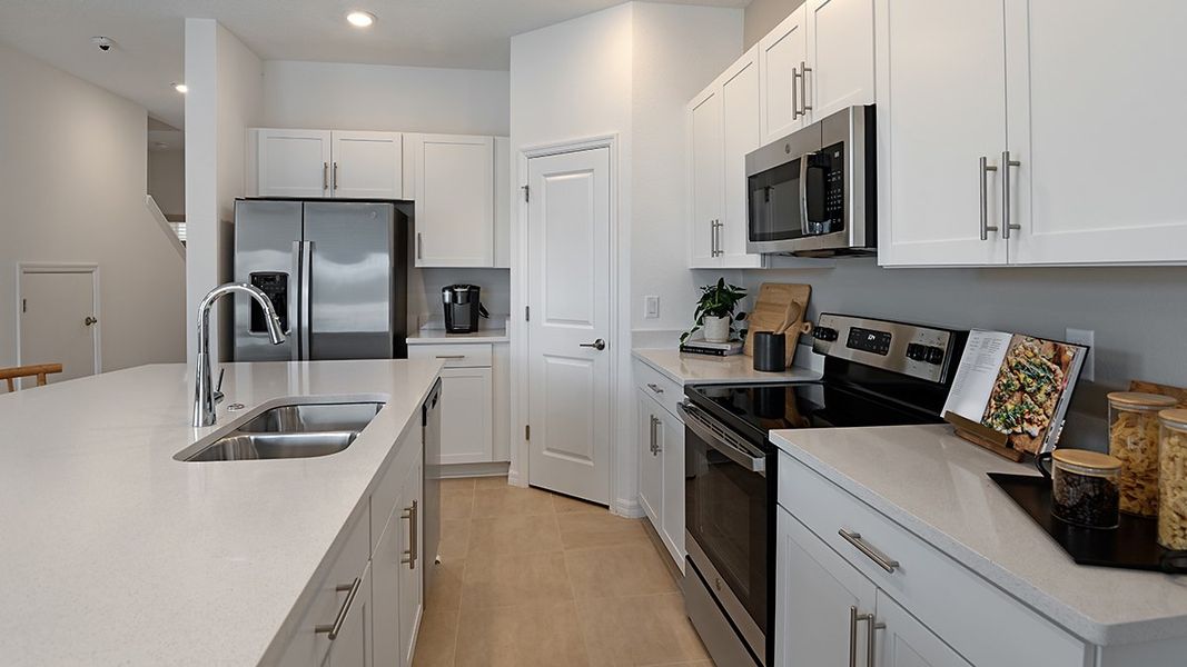 Representative furnished interior of a home built from the Marigold by Taylor Morrison in Vinterra Townhomes, Nokomis (Image 4).