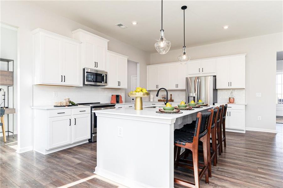 Furnished interior view inside a new home in , Powder Springs (Image 16).