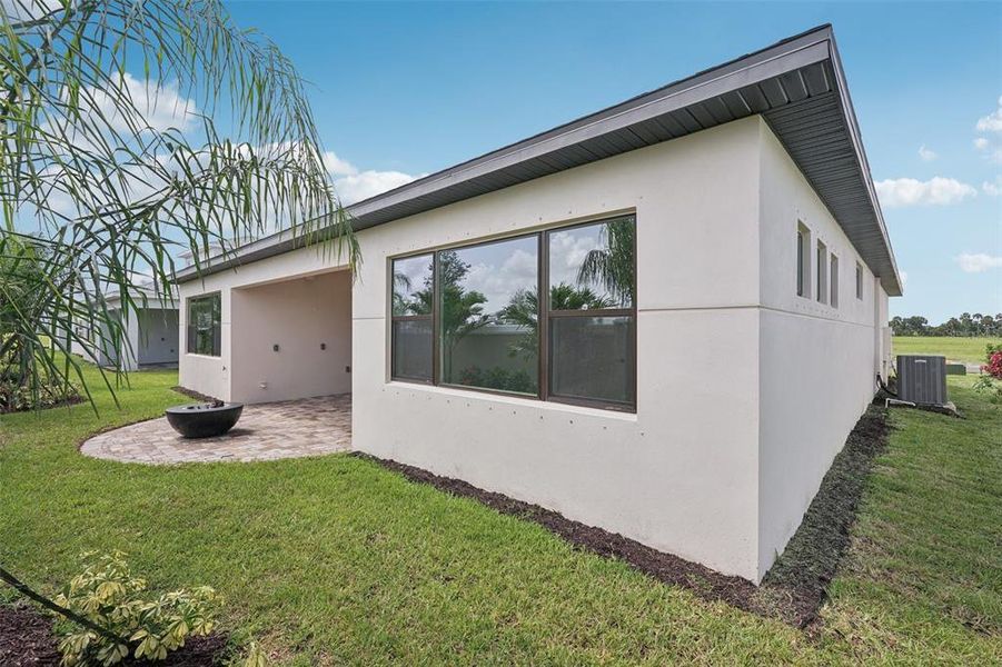 Front exterior of a new home in Biscayne Landing at Seaire, Parrish, FL, highlighting curb appeal (Image 28).