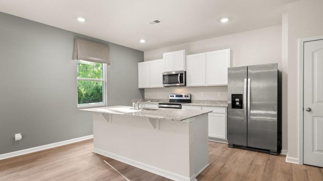 Furnished interior view inside a new home in Aurora Creek, Dallas (Image 8).