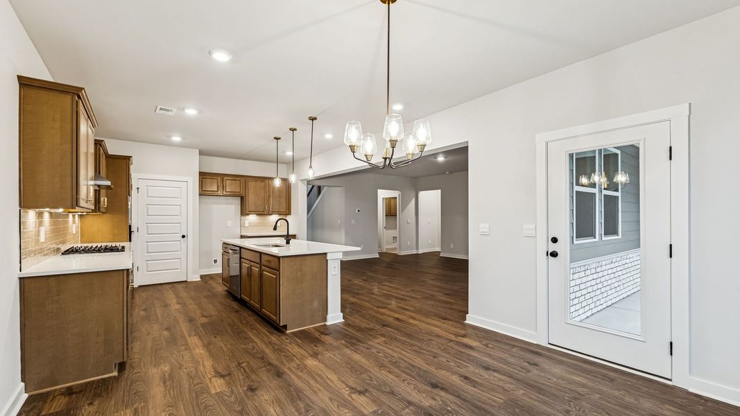 Representative furnished interior of a home built from the Stonebrook  II by D.R. Horton in Pottsview, Smyrna (Image 13).