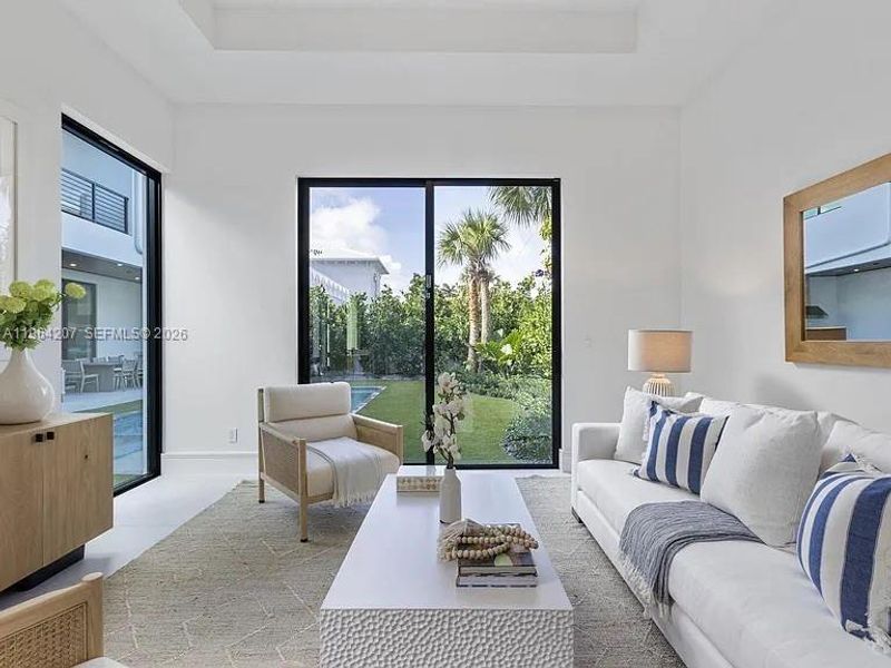Furnished interior view inside a new home in , West Palm Beach (Image 36).