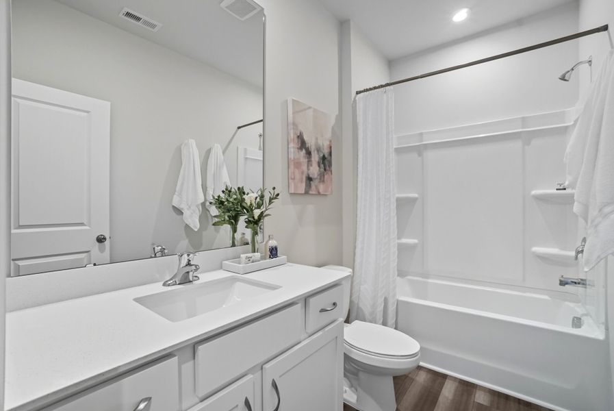 Representative furnished interior of a home built from the Shelby by Mattamy Homes in The Townes at Westfall, Gastonia (Image 25).